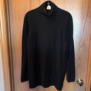 Chico's Black Knit Turtleneck